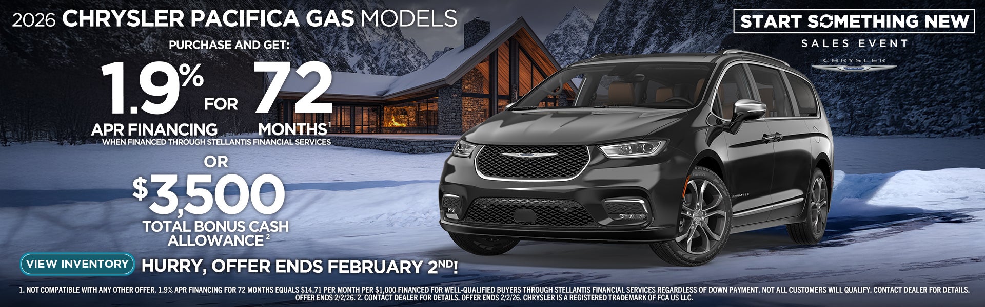 2026 Chrysler Pacifica