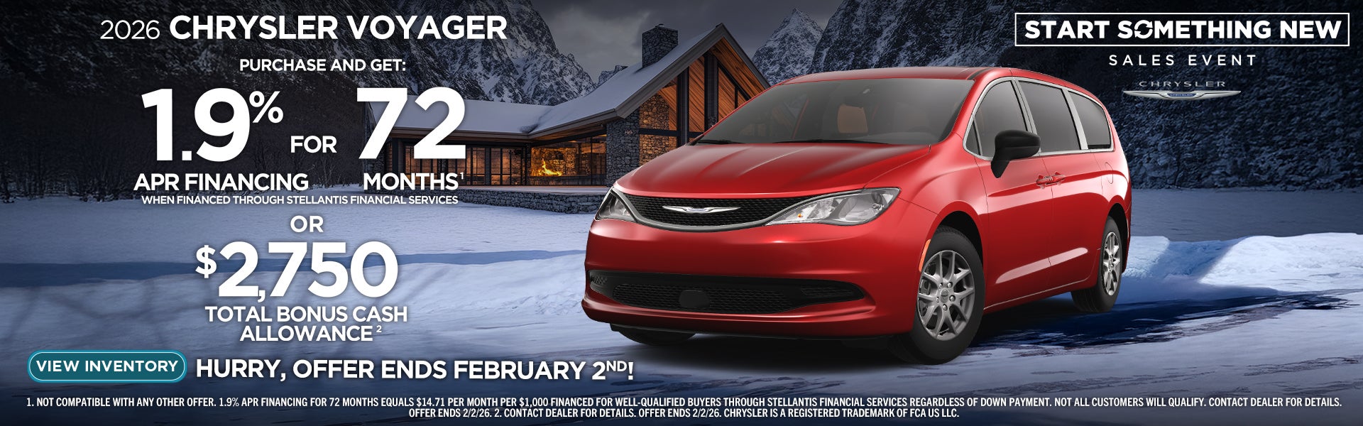 2026 Chrysler Voyager