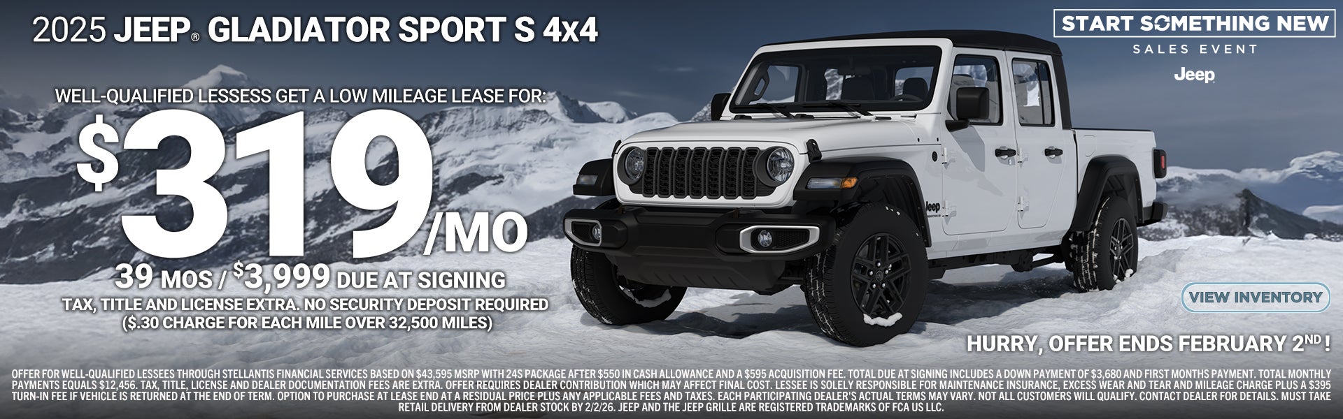 2025 Jeep Gladiator Sport