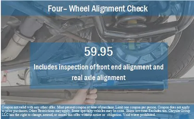 Four- Wheel Alignment Check